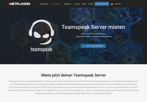 
                            3. TeamSpeak 3 Server mieten - TS3 - 4Netplayers