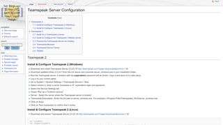 
                            11. Teamspeak Server Configuration - TCAdmin 2.0 Documentation