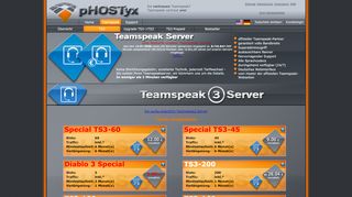 
                            3. Teamspeak Server mieten: Teamspeak 3 (TS3) Server ... - pHOSTyx