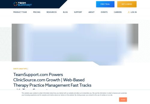 
                            10. TeamSupport.com Powers ClinicSource.com Growth | Web-Based ...