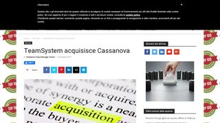 
                            6. TeamSystem acquisisce Cassanova - Data Manager Online