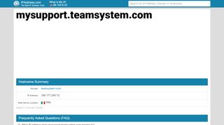 
                            13. TeamSystem | Portale Clienti - mysupport.teamsystem.com