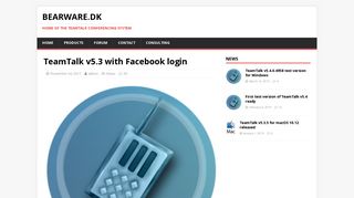
                            8. TeamTalk v5.3 with Facebook login – BearWare.dk