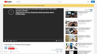 
                            7. TeamViewer 12 - Windows Phone Support - YouTube