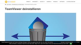 
                            10. TeamViewer deinstallieren | NETZSIEGER