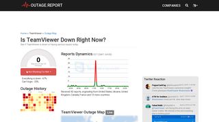
                            11. TeamViewer Down? Service Status, Map, Problems History - Outage ...