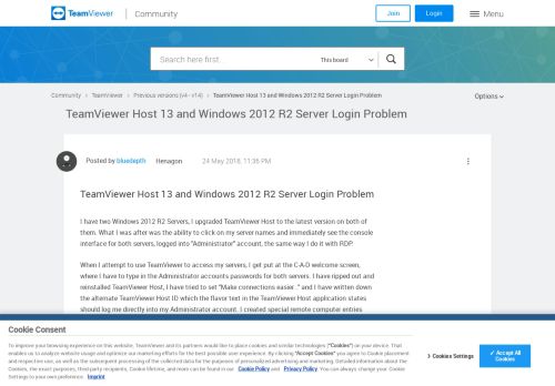 
                            9. TeamViewer Host 13 and Windows 2012 R2 Server Login Problem ...