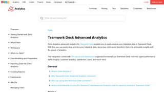 
                            2. Teamwork Desk - Zoho