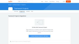 
                            11. Teamwork Projects Integrations | Zapier