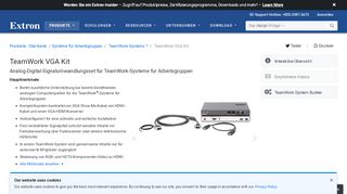 
                            12. TeamWork VGA Kit - Collaboration Systems | Extron