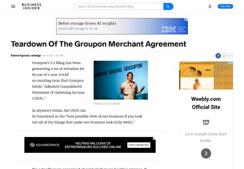 
                            9. Teardown Of The Groupon Merchant Agreement - Business Insider