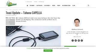 
                            6. Teasi Update » Tahuna CAPELLA Software - GPS Radler