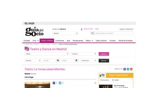 
                            7. Teatro La Inmaculada-Marillac. Teatro y Danza en Madrid | Guía del ...