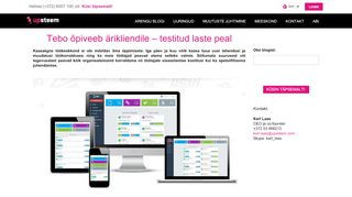 
                            8. Tebo õpiveeb ärikliendile – testitud laste peal | Upsteem.com