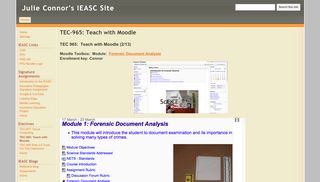 
                            11. TEC-965: Teach with Moodle - Julie Connor's IEASC Site - Google Sites