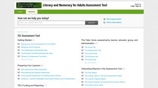 
                            3. TEC Assessment Tool : Literacy and Numeracy for Adults Assessment ...