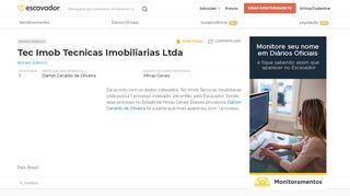 
                            8. Tec Imob Tecnicas Imobiliarias Ltda | Escavador