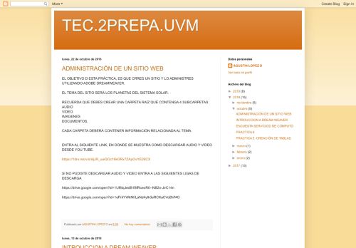 
                            5. TEC.2PREPA.UVM: octubre 2018