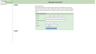 
                            9. TecBiz-OnLine - Esqueceu sua senha?