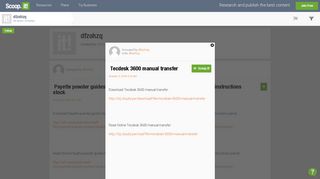 
                            6. Tecdesk 3600 manual transfer | dfzohzq | ... - Scoop.it