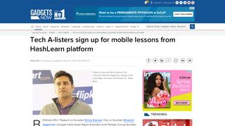 
                            13. Tech A-listers sign up for mobile lessons from HashLearn platform ...