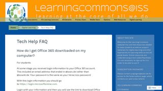 
                            6. Tech Help FAQ - ISS Learning Commons - WordPress.com