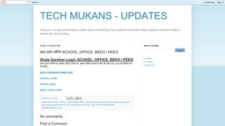 
                            11. TECH MUKANS - UPDATES : शाल दर्शन लॉगिन SCHOOL ...