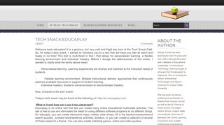 
                            13. Tech Snack:Educaplay - Ms T site - Weebly