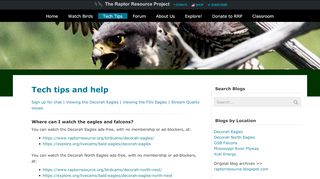 
                            12. Tech tips and help | Raptor Resource Project