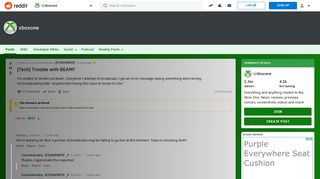 
                            9. [Tech] Trouble with BEAM? : xboxone - Reddit
