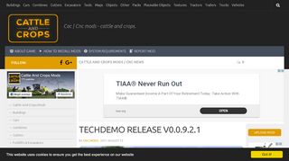 
                            10. TECHDEMO RELEASE V0.0.9.2.1 - Cattle And Crops Mods - CnC ...