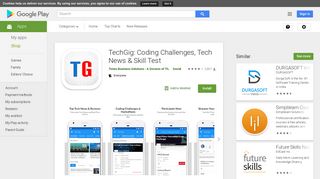 
                            8. TechGig: Coding Challenges, Tech News & Skill Test - Apps on ...