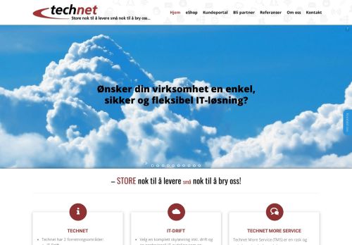 
                            4. Technet AS - Store nok til å levere små nok til å bry oss