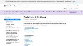 
                            3. TechNet-bibliotheek - Startpagina - Microsoft