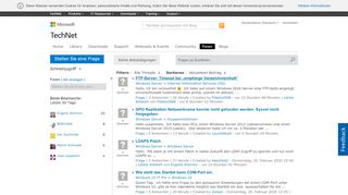 
                            5. Technet Foren - Microsoft