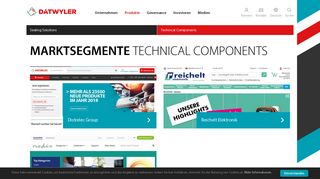 
                            7. Technical Components: Dätwyler Holding AG