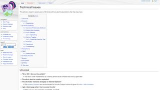 
                            12. Technical Issues - EHWiki