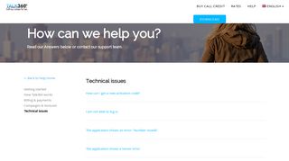 
                            3. Technical Issues | Talk360 Help center