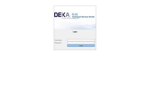 
                            6. Technical Service Portal - Login