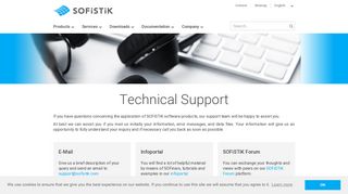 
                            5. Technical Support | SOFiSTiK AG