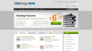 
                            6. Technical Website Hosting Features | Servage Web Hosting