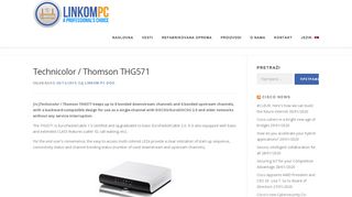 
                            8. Technicolor / Thomson THG571 - Linkom-PC, Beograd, Srbija - Cisco ...