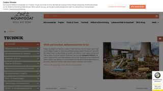 
                            7. Technik - Online bestellen bei MOUNTGOAT®