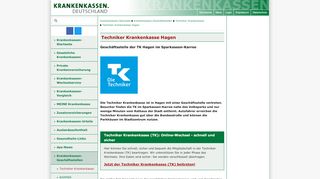 
                            3. Techniker Krankenkasse Hagen - Krankenkassen.de