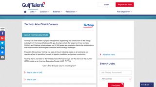 
                            7. Technip Abu Dhabi Careers & Jobs | GulfTalent