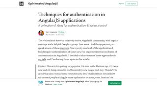 
                            1. Techniques for authentication in AngularJS applications - Medium