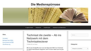 
                            5. Technisat die zweite - Ab ins Netzwerk mit dem Technisatreciever ...