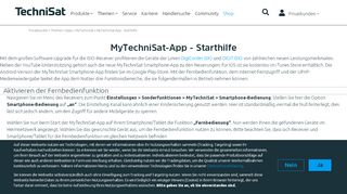 
                            3. TechniSat: MyTechniSat-App - Starthilfe - MyTechniSat - Apps - DE