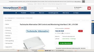 
                            11. Technische Alternative CMI Control and Monitoring Interface C.M.I. ...