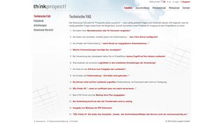 
                            11. Technische FAQ | think project! GmbH - Conetics